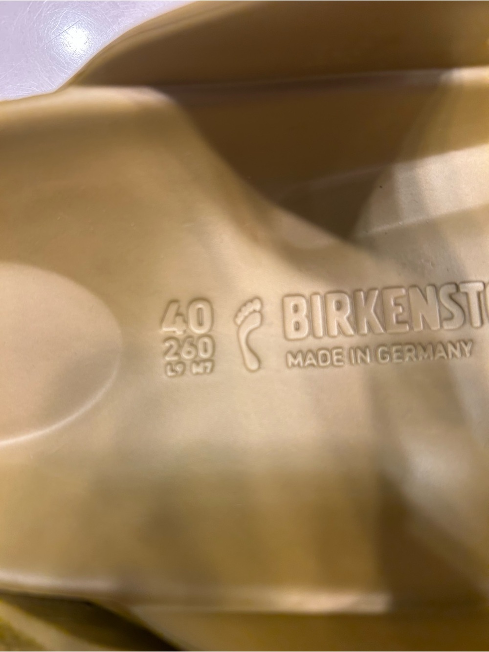 Birkenstock Single-Color Slide Sandals in Gold - Picture 4 of 6